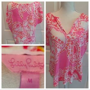 Duval Notch Neckline Linen Top